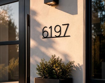 Metal Address Number Sign, House Address Number, Address Number Plate, Custom Address Number sign, Street Number Sign, Metal House Numbers