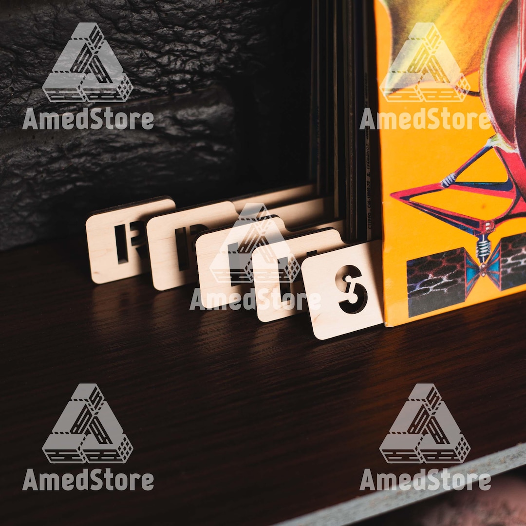 Alphabet Vinyl Dividers, Alphabet Divider, Alphabet Organization ...