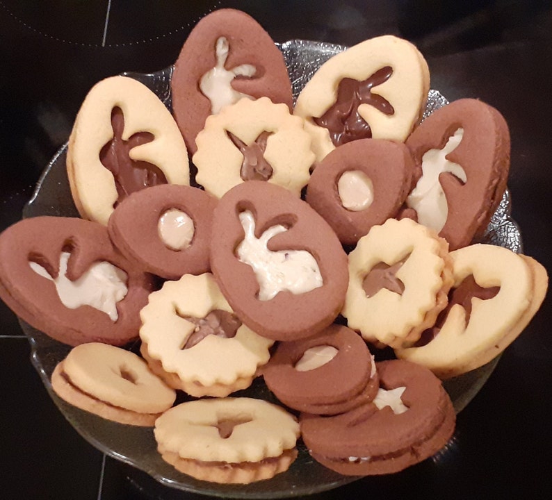 1,5Kg Osterplätzchen mit Schokocreme