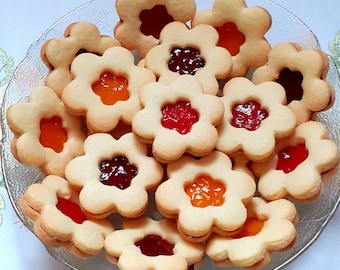 2Kg Kekse, Plätzchen, Marmelade-Mix