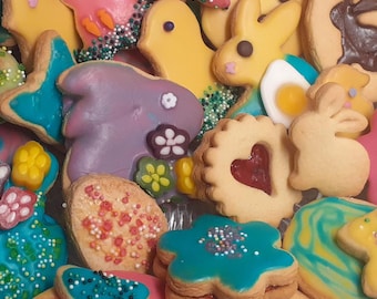 500g Osternest, Geschenk, Plätzchen, Kekse, Cookie, Hase, Eier