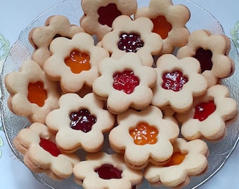 2Kg Bumen Mix Plätzchen Kekse Gebäck mit Marmeladefüllung