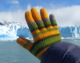 Hand gestrickte Coraline Handschuhe Erwachsenengröße