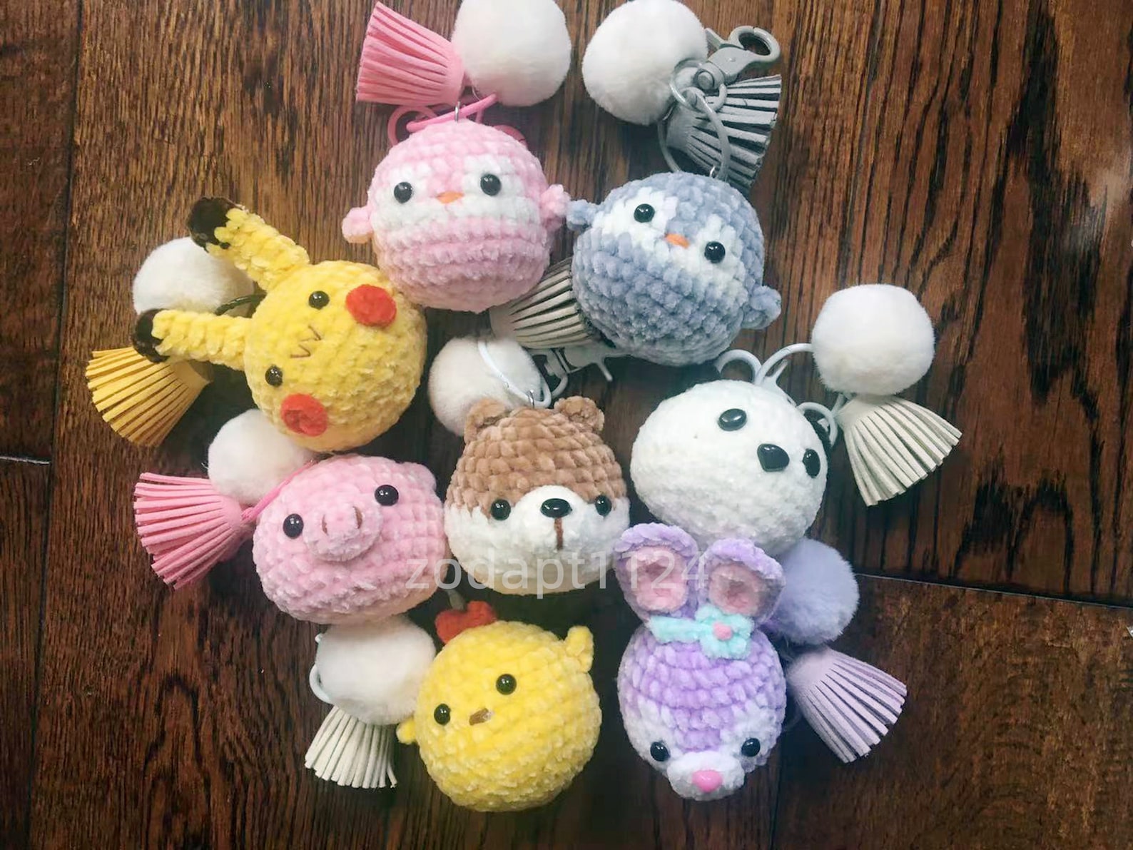 Crochet keychaincute keychainkawaii keychain Back to school Etsy