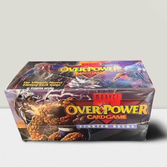 1995 Marvel Overpower Card Game Starter Deck Sealed Box 12 - Etsy