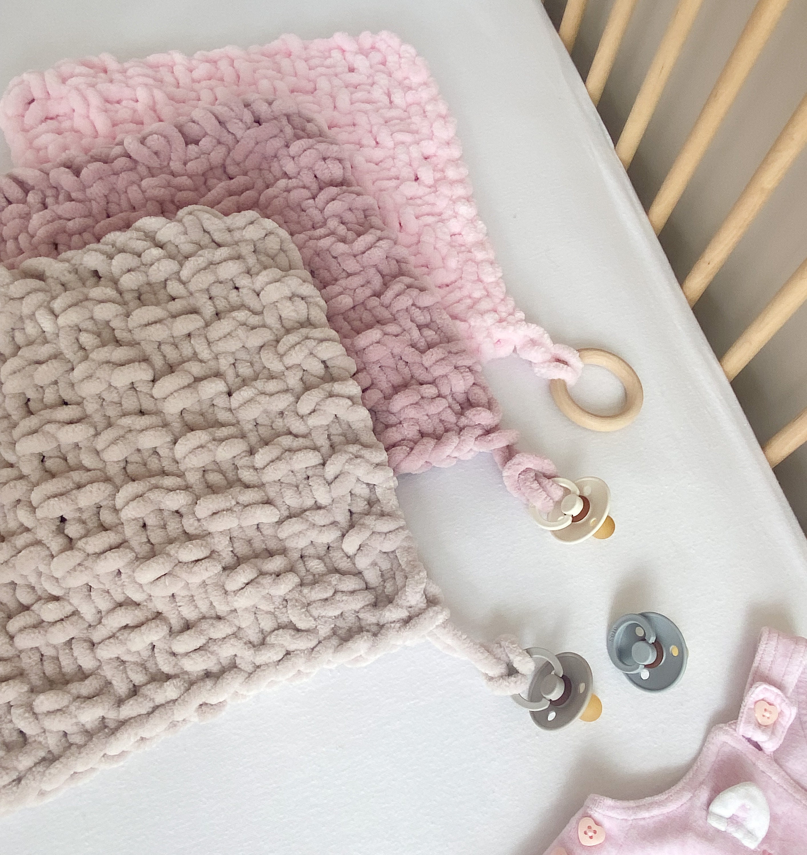 Baby Comforter for MAM Dummies Knitted Dummy Blanket Comforter Dummy Holder Neutral Blanket Lovey Baby Gift Baby Shower for Baby Etsy Canada