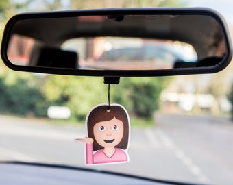 Emoji 2D Car Air Freshener- Girly Collection