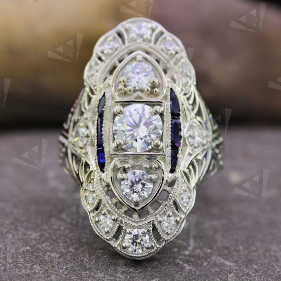 Art deco rings best sale 1920