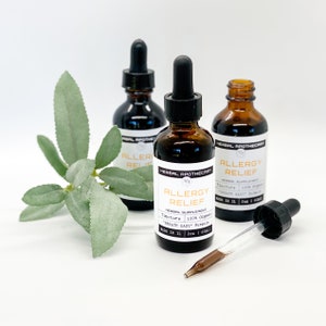 Allergy Relief | Herbal Tincture | Herbal Allergy Tincture | Breath Easy | Herbal Remedy | Herbal Extract