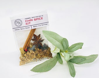 Chai Spice Tea Kit | Christmas Gift Idea | Thanksgiving Gift | Spiced Tea | Indian Spices | Chai Tea | Chai Spices | Delicious Chai Tea