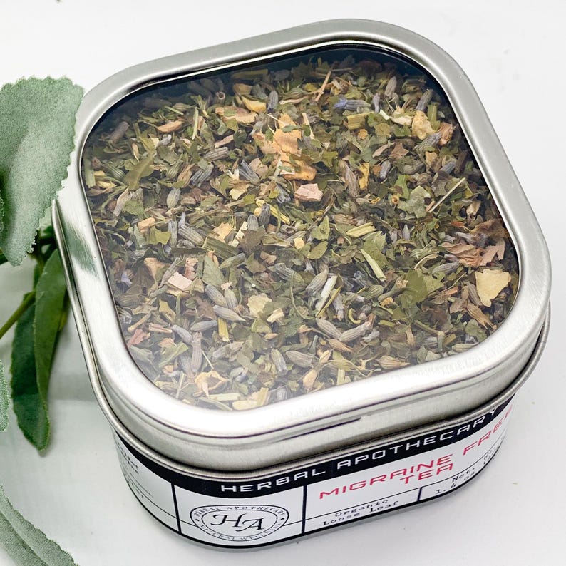 Organic Migraine Tea | Migraine Free Tea | Herbal Tea Blend | Headache ...