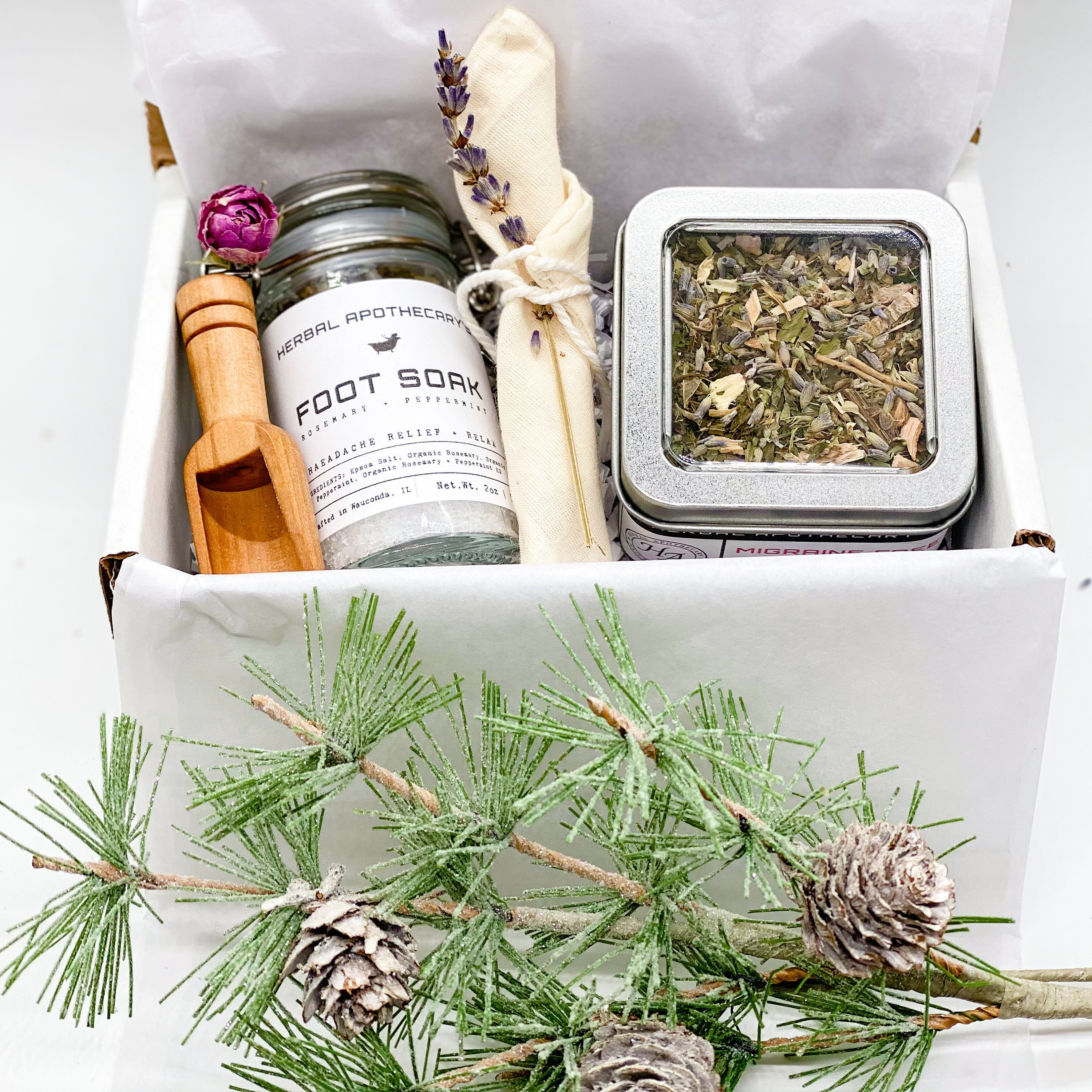 Migraine/headache Pain Relief Gift Box Christmas Gift Organic Headache