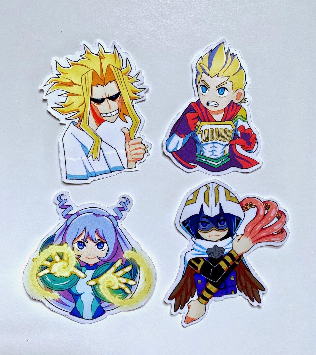 mha top 3 anime sticker pack etsy