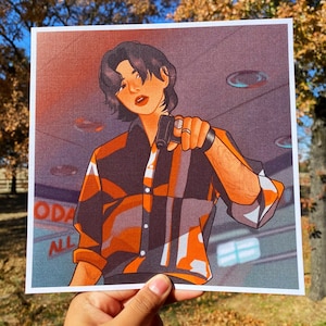 DPR IAN No Bluberries-kunstdruk (8 x 8 inch)
