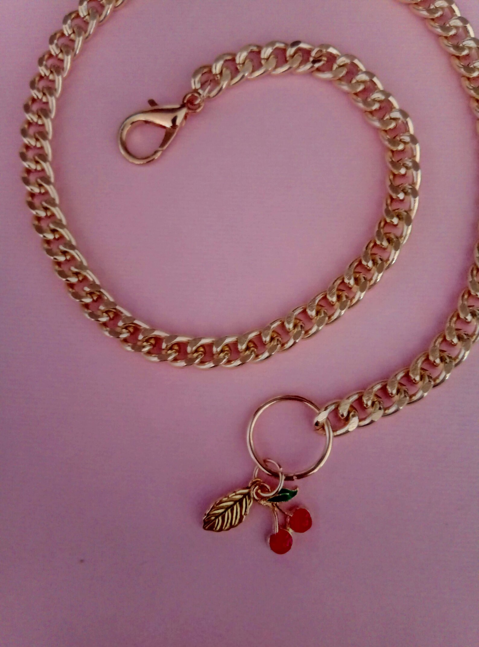 Cuban link chain cat collar small dog collar gold chain Etsy