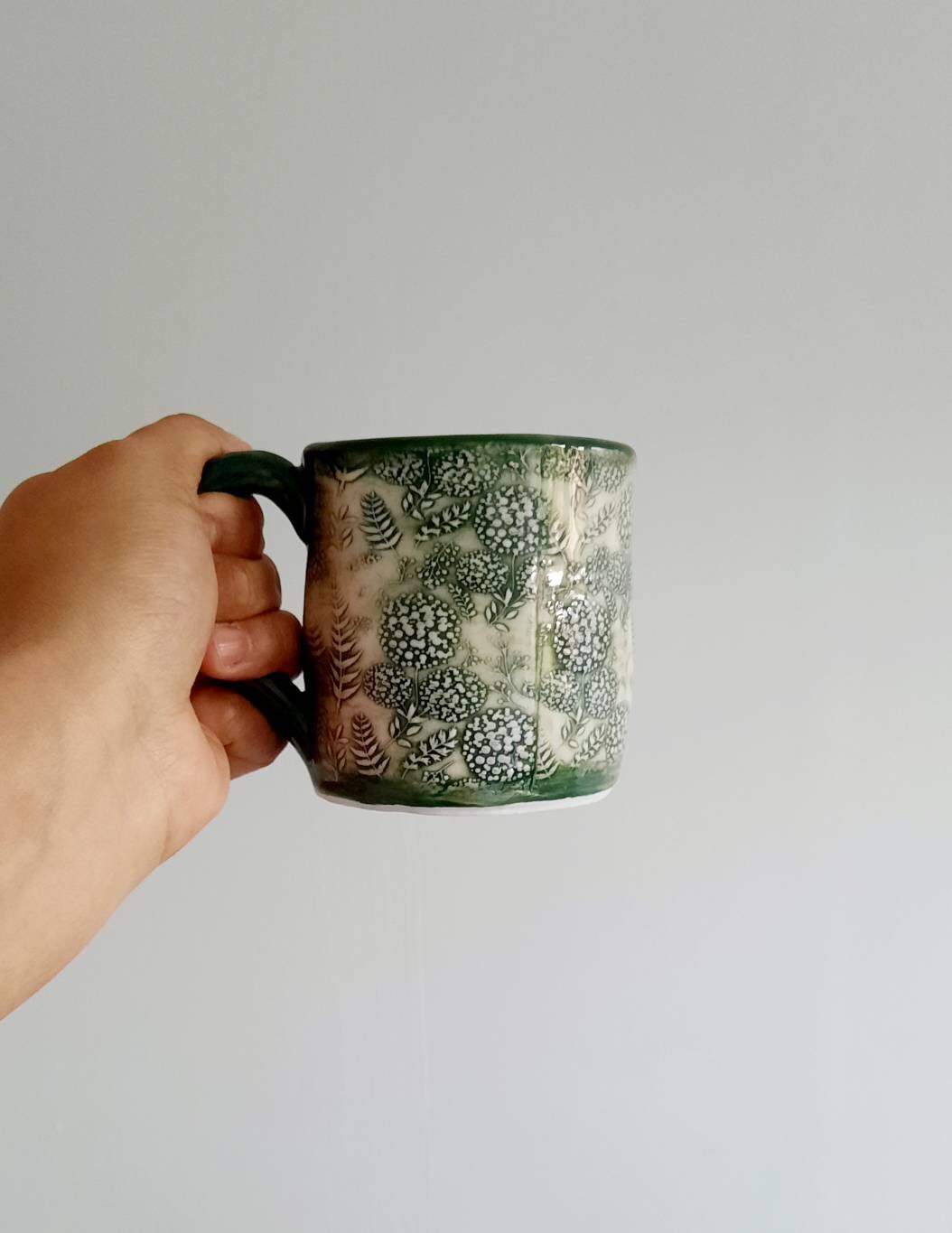 Kaffeebecher handgemachte Keramik Porzellan Becher | Etsy