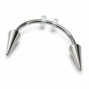 Vampire Fangs Spikes Lip Frenulum Piercing 16g Surgical Steel Jewellery Specialised Custom Piercing