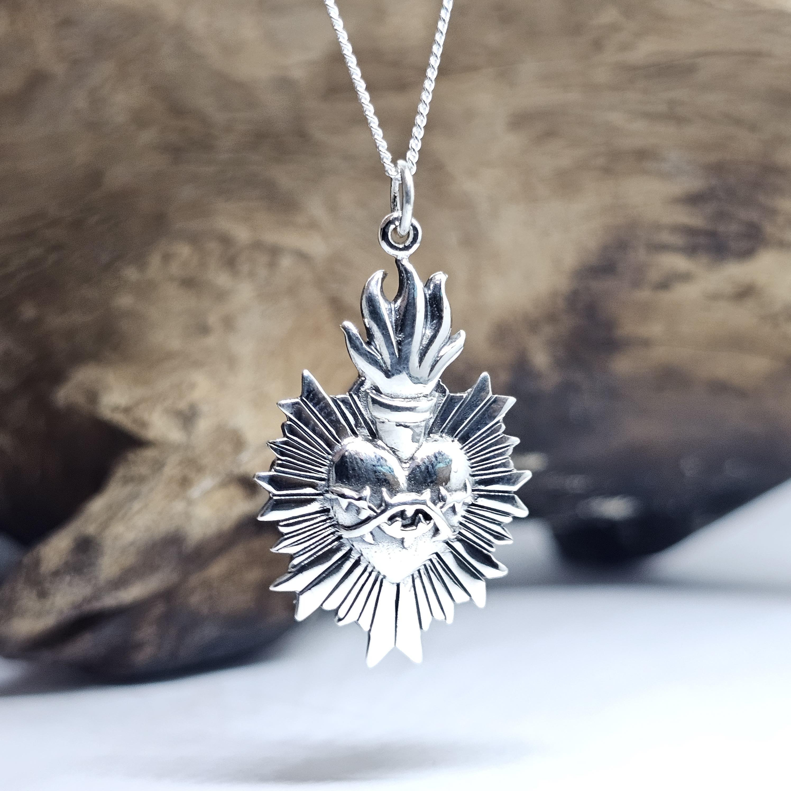 Crown Heart Necklace UK