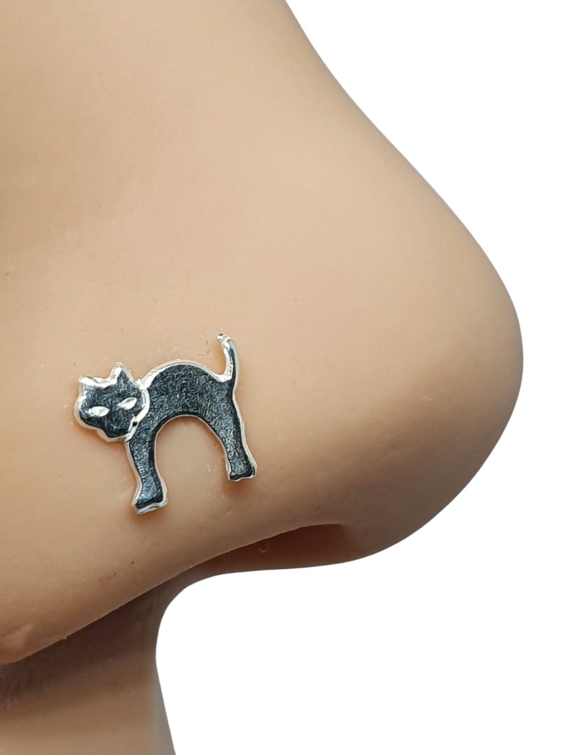 TANGPOET Orecchini A Forma Di Animale In Argento 925 - Mucca Delle Highlands Con Smalto, Design Carino E Originale, Regalo Per Donne E Ragazze