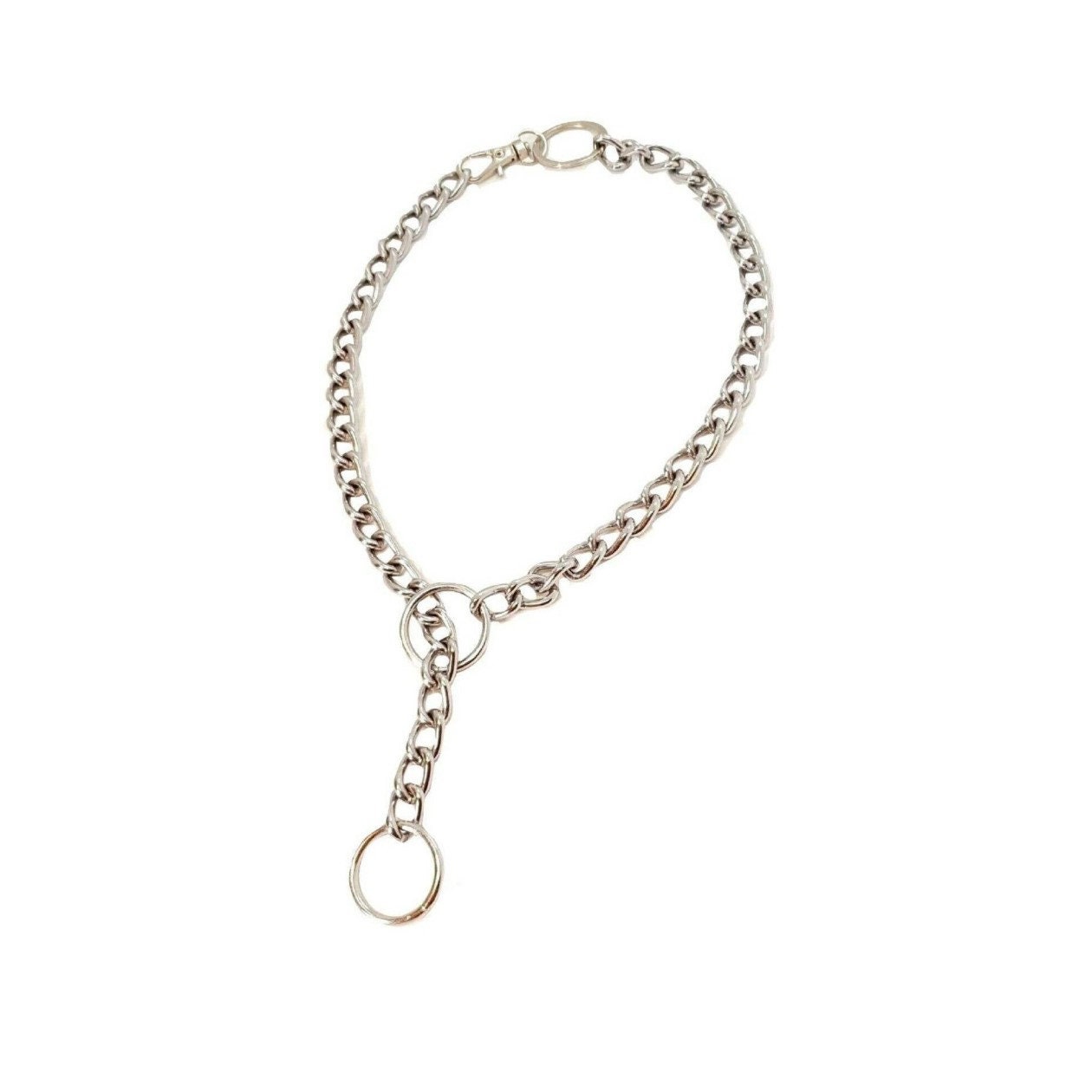 アクセサリー Anchor Chain Choker & Double Bracelet Anchor Chain Necklaces & Link Chains in Gold and Silver.