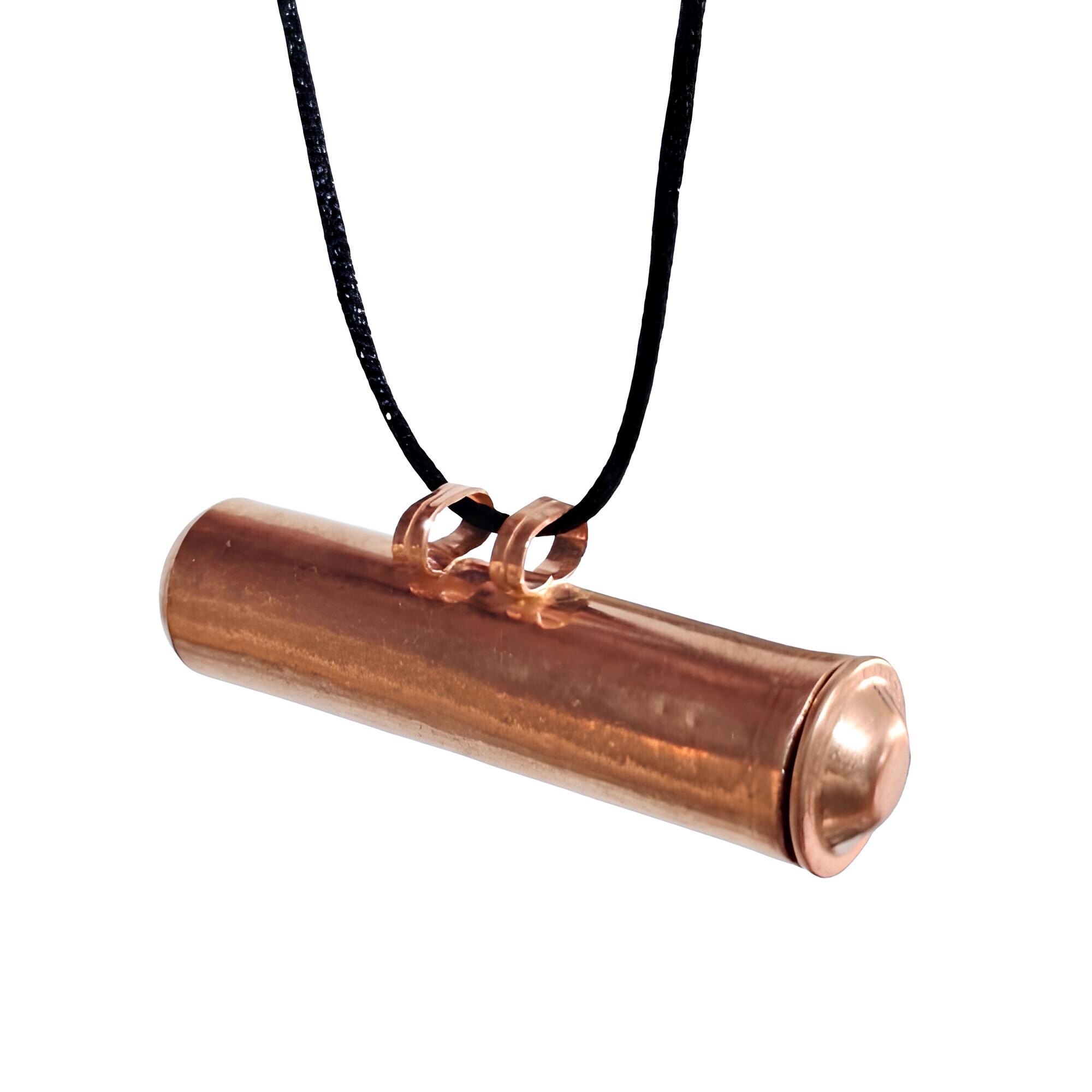 交趾焼　紫交趾　龍文　遊環双耳四方瓶　M　R7672B Copper Locket Pendant Necklace Vial Pure Copper Chandi