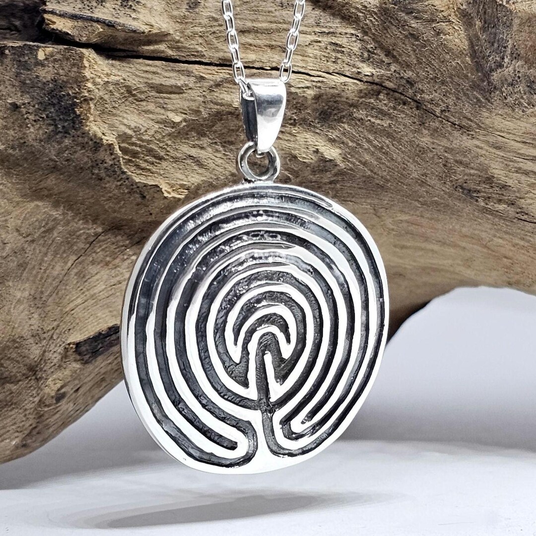 Labyrinth Chain Labyrinth Pendant Rock Valley 24