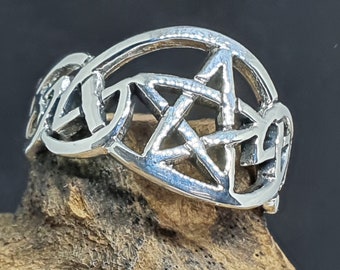 Anello In Argento Con Ossidiana Nera - Foto 13