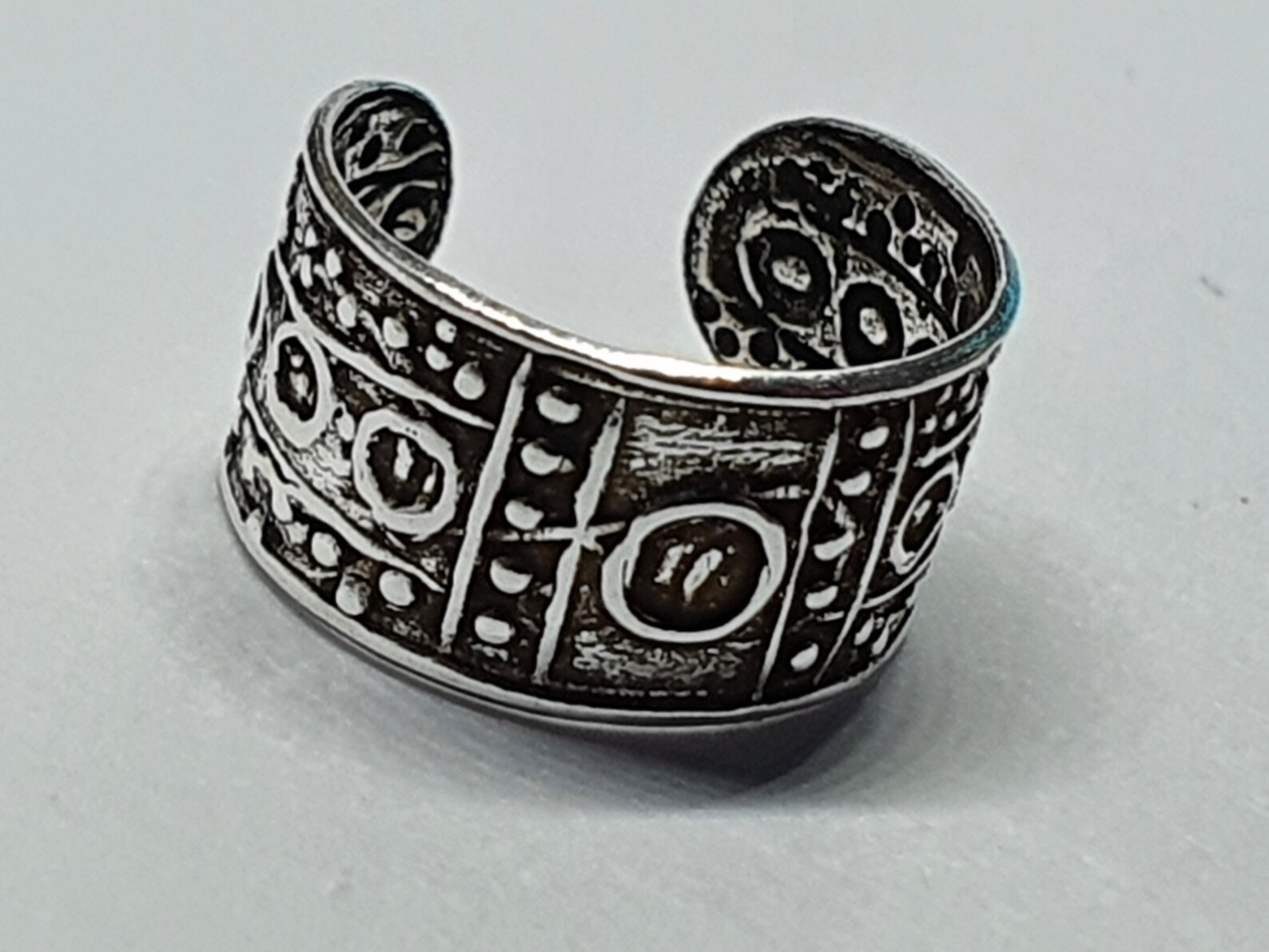 Viking Ear Cuff Norse 925 Sterling Silver Norse The All Father Etsy