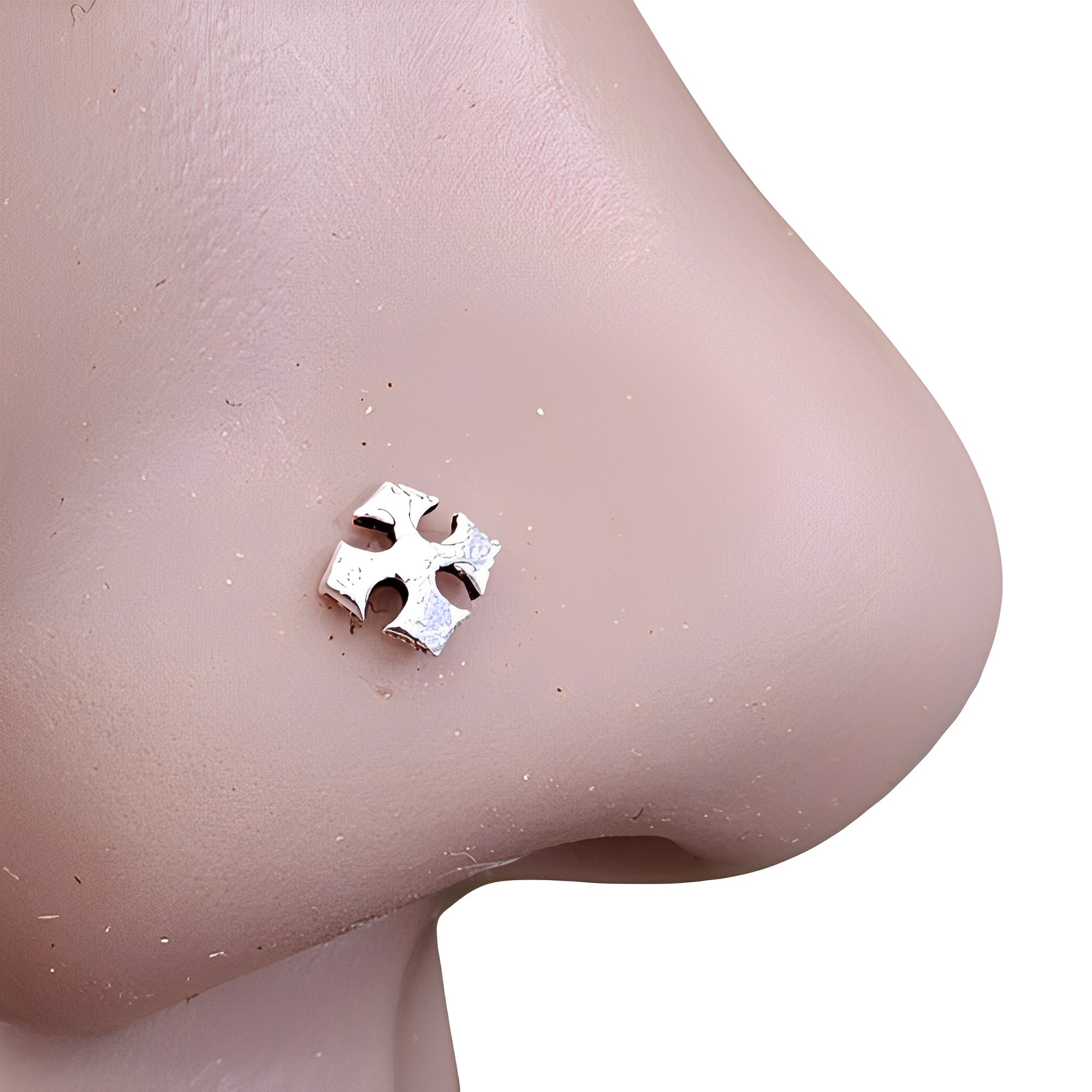 Chrome Hearts Cross Ball Stud - Etsy Chrome Hearts Cross Ball Stud - Etsy