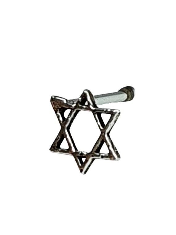 Star of shop david nose ring