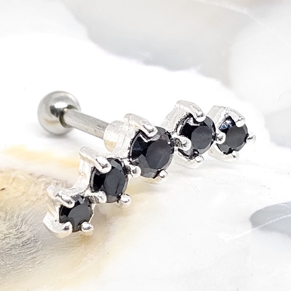 Borchia Naso Delfino Su Anello 22 G (0,6 Mm) Argento Sterling 925 - Foto 5