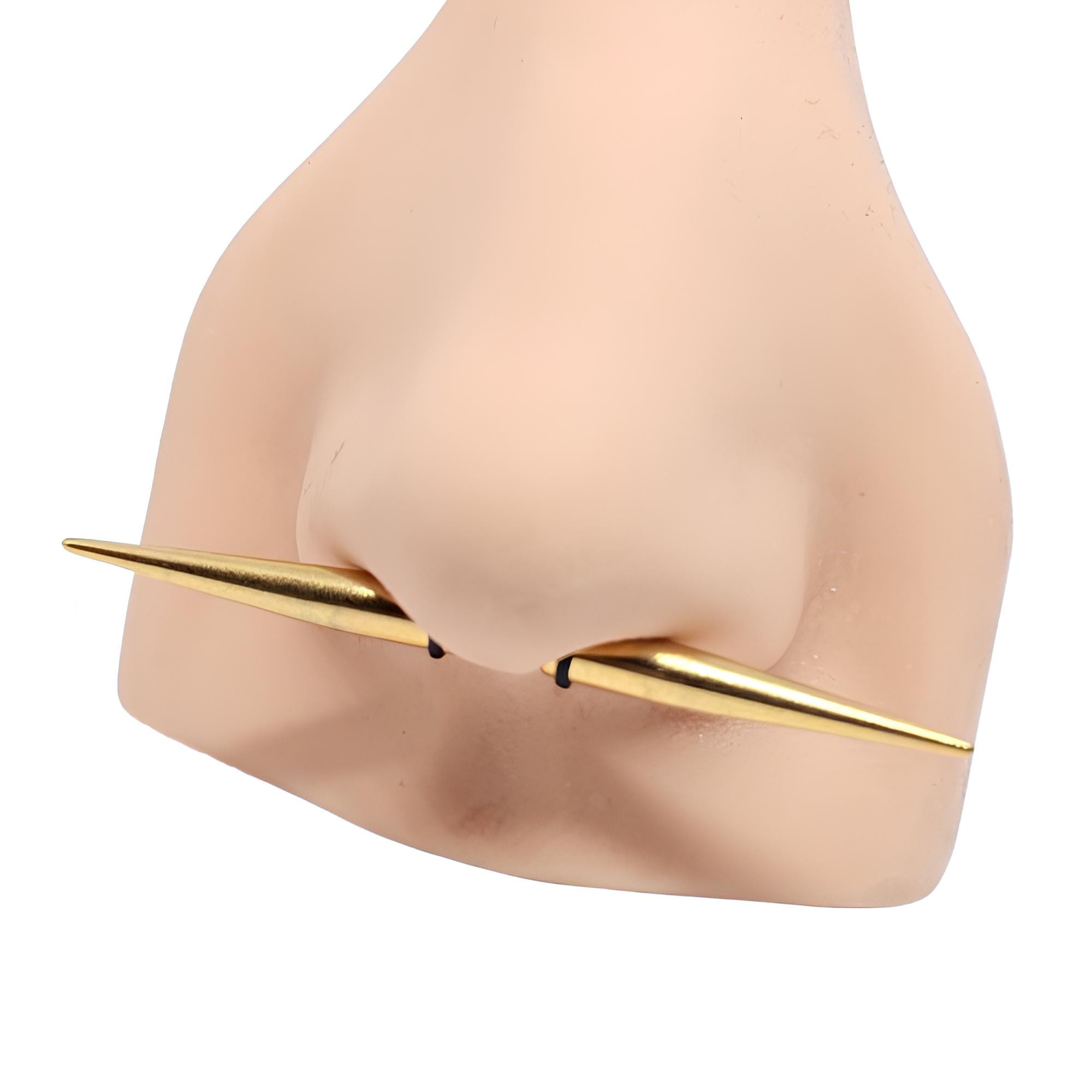 【sina】Picollet K18 Gold 16G Labret NEW ‣ 16G/18G/20G • Tiny Sparkly Golden Honey CZ Threadless