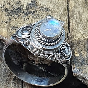 ヴィンテージ！ Sterling Silver Oval リング 6_3_2.jpg