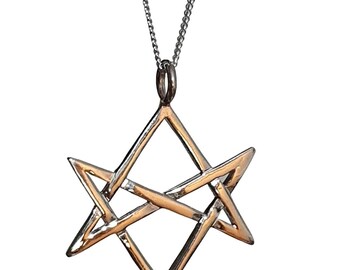Bold hexagram necklace – 33club