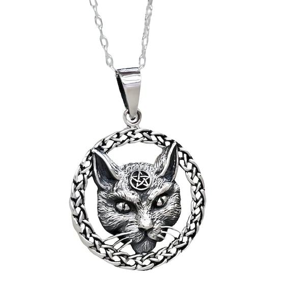 Pentacle of the Cat Pendant Pentacle of the Cat Pendant