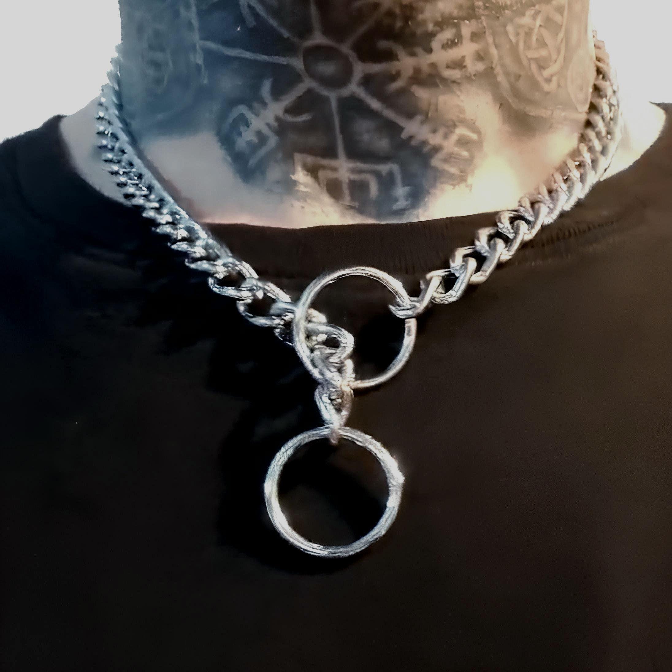 ネックレス・チョーカー SK8ER ROCK Surgical Steel Double Layered Necklace Steel MUSINSA公式 | SK8ER ROCK Two Crosses Surgical Steel Necklace