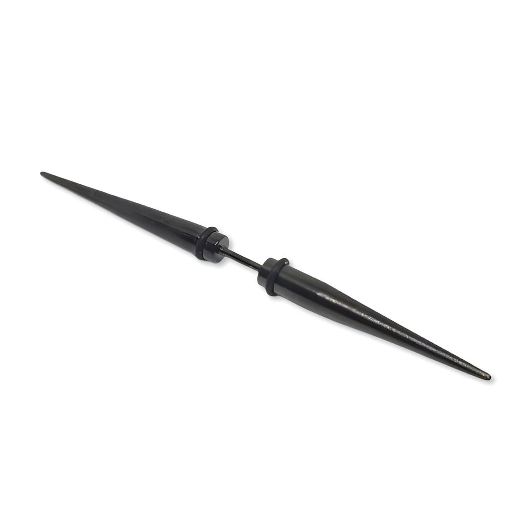 Spike Septum Piercing Black 70mm Large Bar Cone Statement Spike Septum Piercing Black 70mm Large Bar Cone Statement