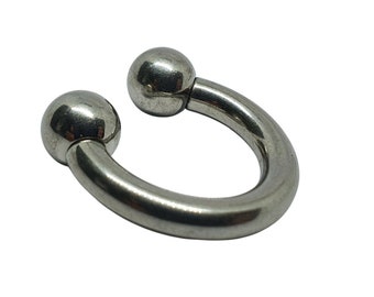 Barbell Da 4 Mm Di Calibro (6 G) / Gioielli Per Il Corpo In Acciaio Inossidabile 316L Con Filettatura Interna - Italia - Foto 2