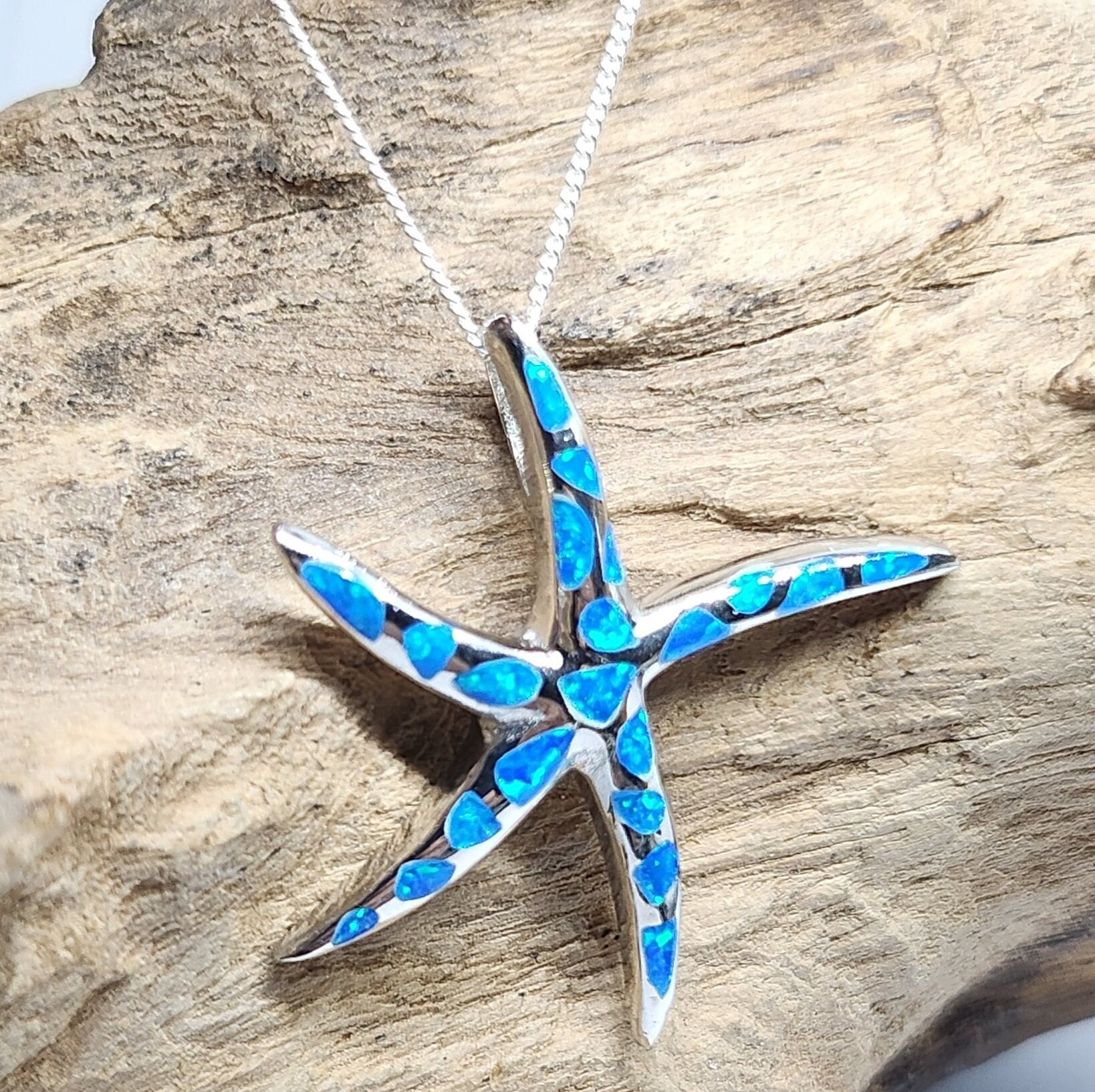 【2plan】24SS★ [LAN ARCHIVE] Ocean Blue Eyes Necklace Amazon.com: Aloha Jewelry Company Sterling Silver Created