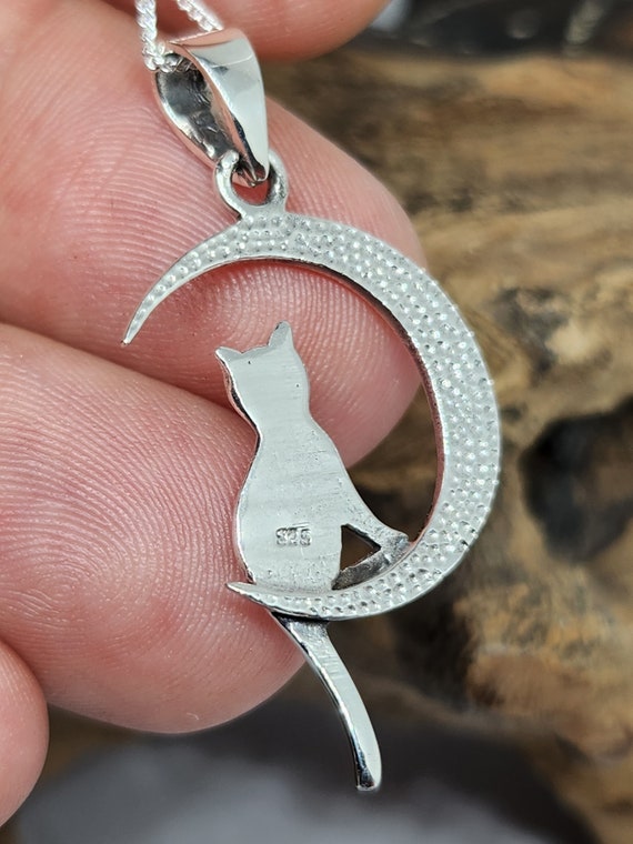 Collana Con Gatto In Argento Sterling 925 Per Donne, Ragazze - 12