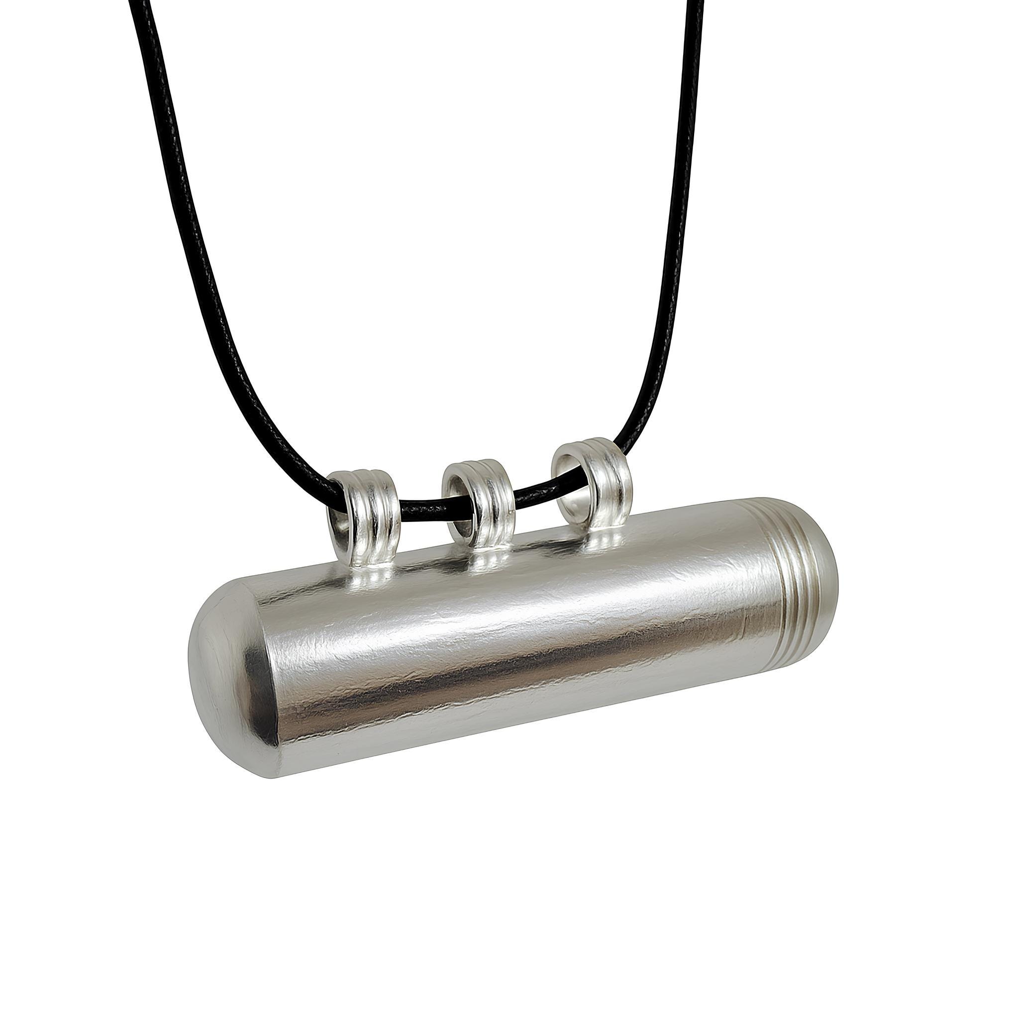 アクセサリー ta-kun Taweez Locket Pendant Large Capsule 925 Silver Brass Prayer