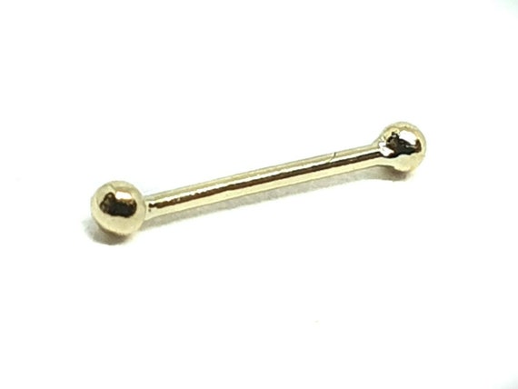 Piercing Al Naso In Oro 9 Kt Con Pallina - Gioiello Elegante E Ipoallergenico, Diametro 2 Mm - Foto 2