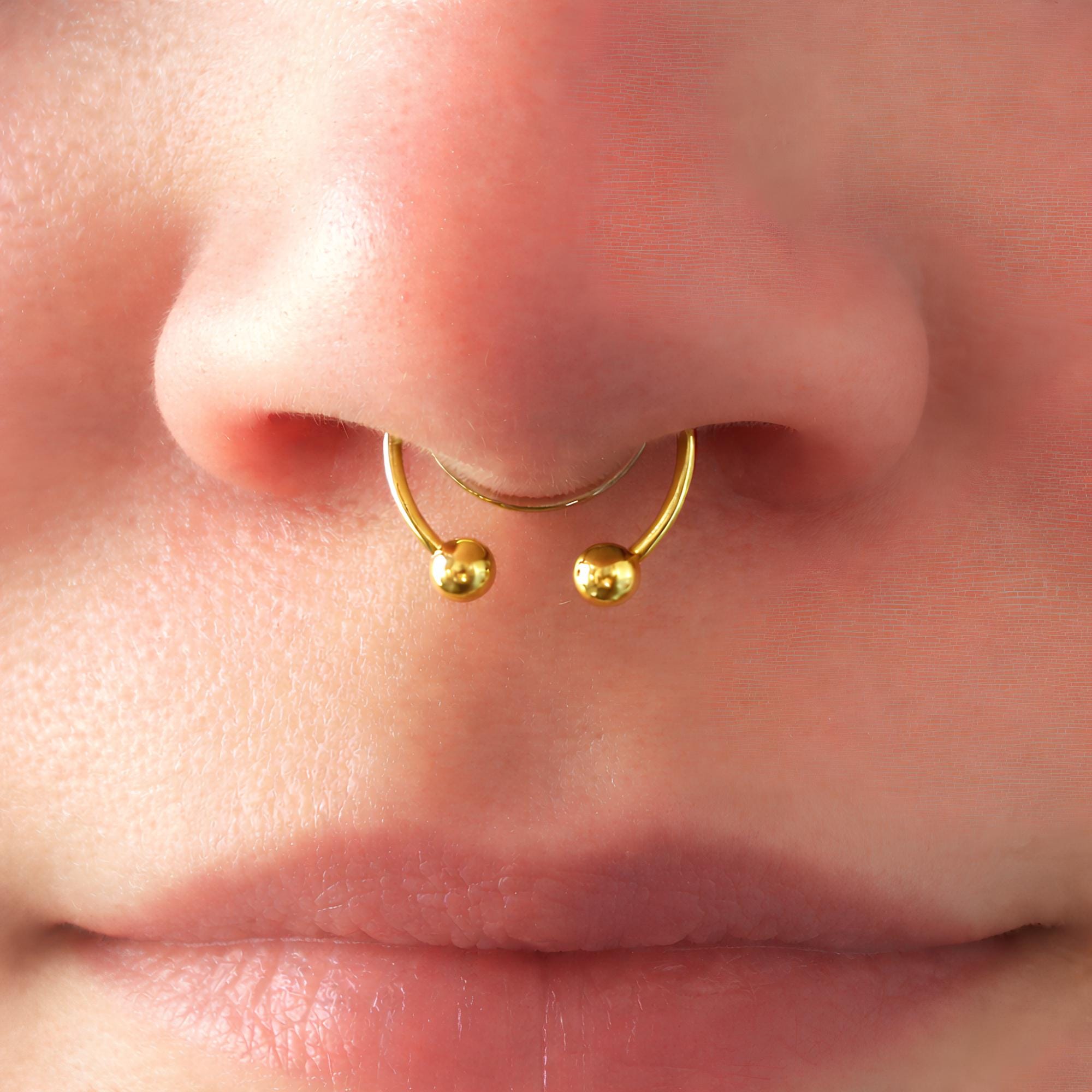 Anneau Faux Piercing Fer à Cheval - Acier Chirurgical - Jauge 16G - Longueurs 6-12mm - Neuf Avec Étiquettes