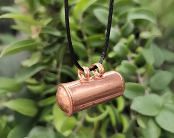 5 Colliers En Corde Cirée Marron Avec Boucle Cuivre - Longueurs 45 à 70cm, Parfaits Pour Pendentifs