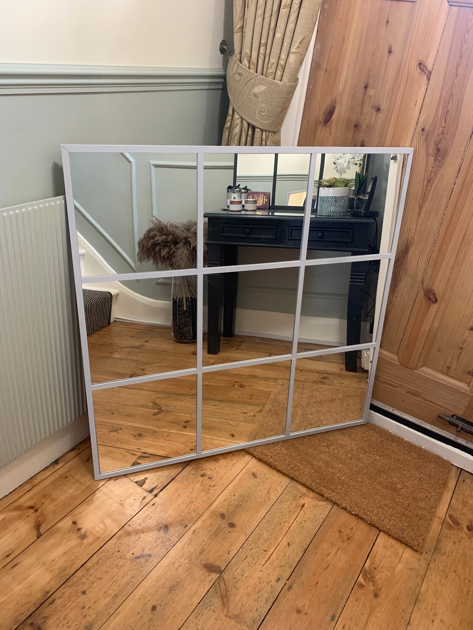 Handmade Industrial Decorative Wooden Window Mirrors Etsy