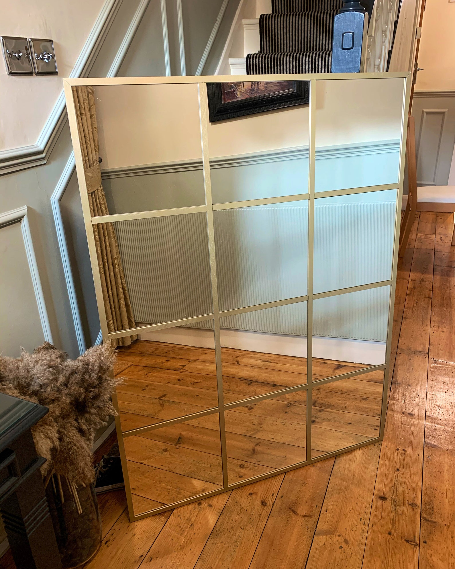 Handmade Industrial Decorative Wooden Window Mirrors Etsy UK