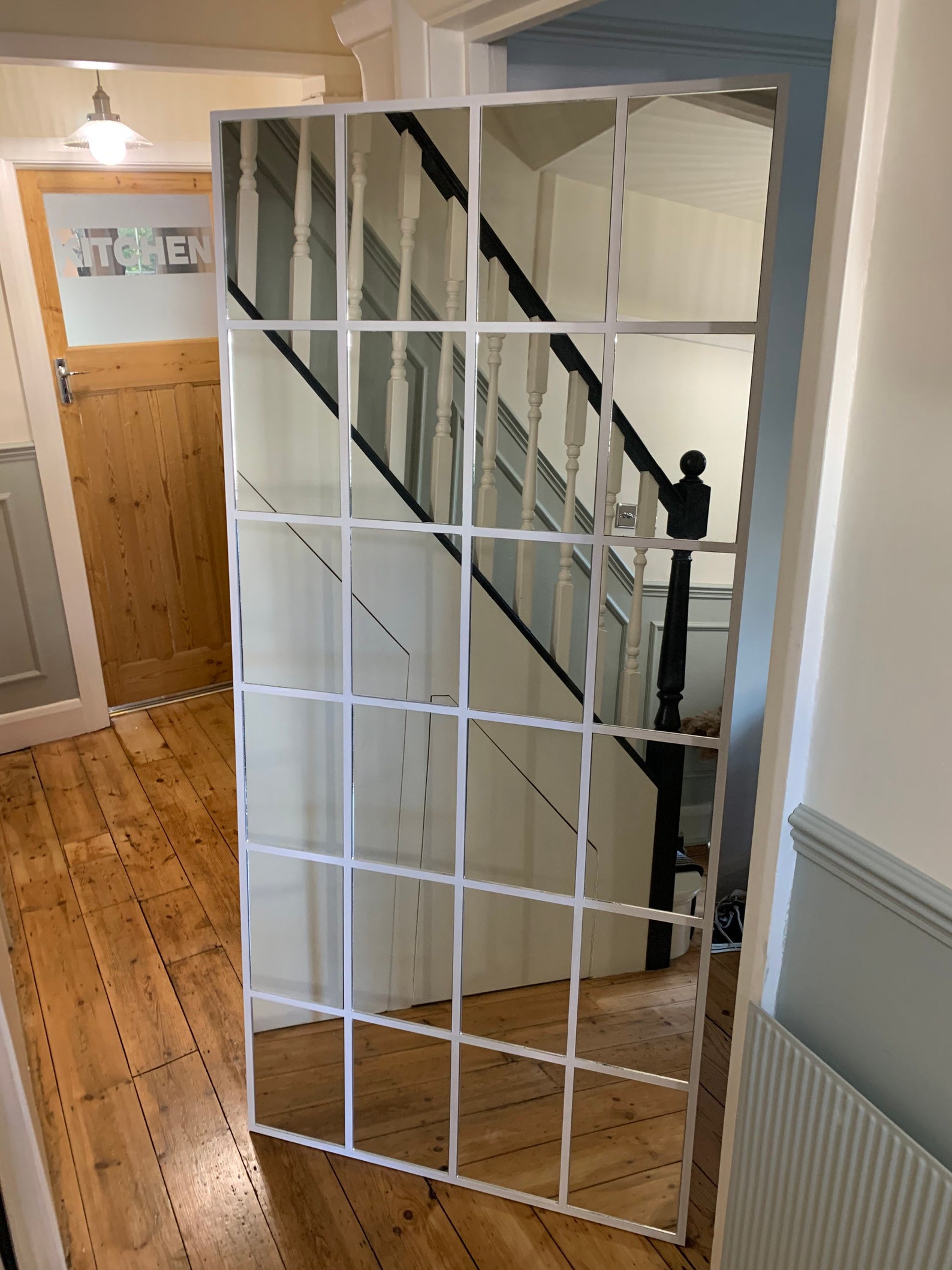 Handmade Industrial Decorative Wooden Window Mirrors Etsy