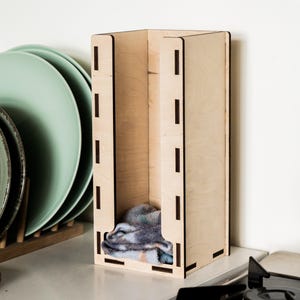 Handgefertigter Dosenkühlerhalter, Personalisierter Dosenkühlerspender aus Holz, Dosenhalter-Halter mit Gravur, Dosenhülsenhalter