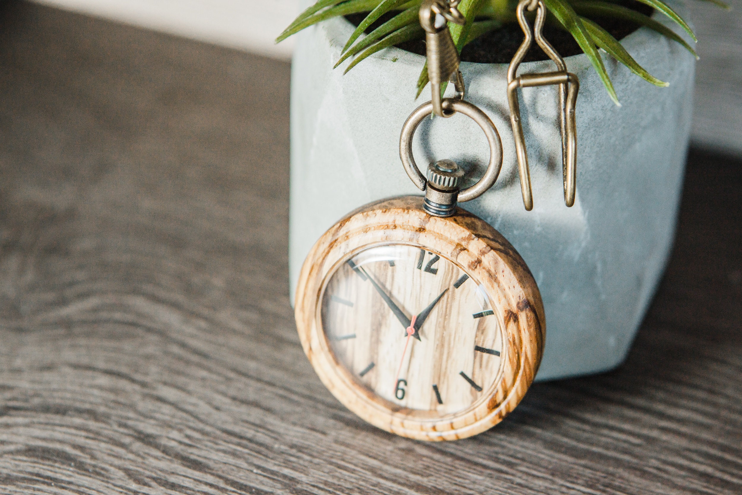 Custom Wooden Pocket Watchpersonalized Mens Pocket Etsy