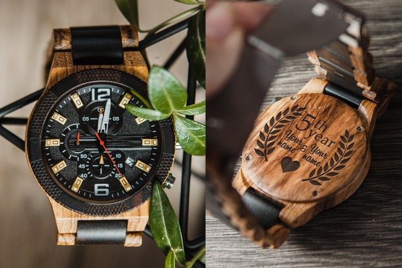 Regalo di San Valentino per lui Regalo di nozze personalizzato per la  coppia Regalo di anniversario Orologio da parete in legno con foto  personalizzata -  Italia